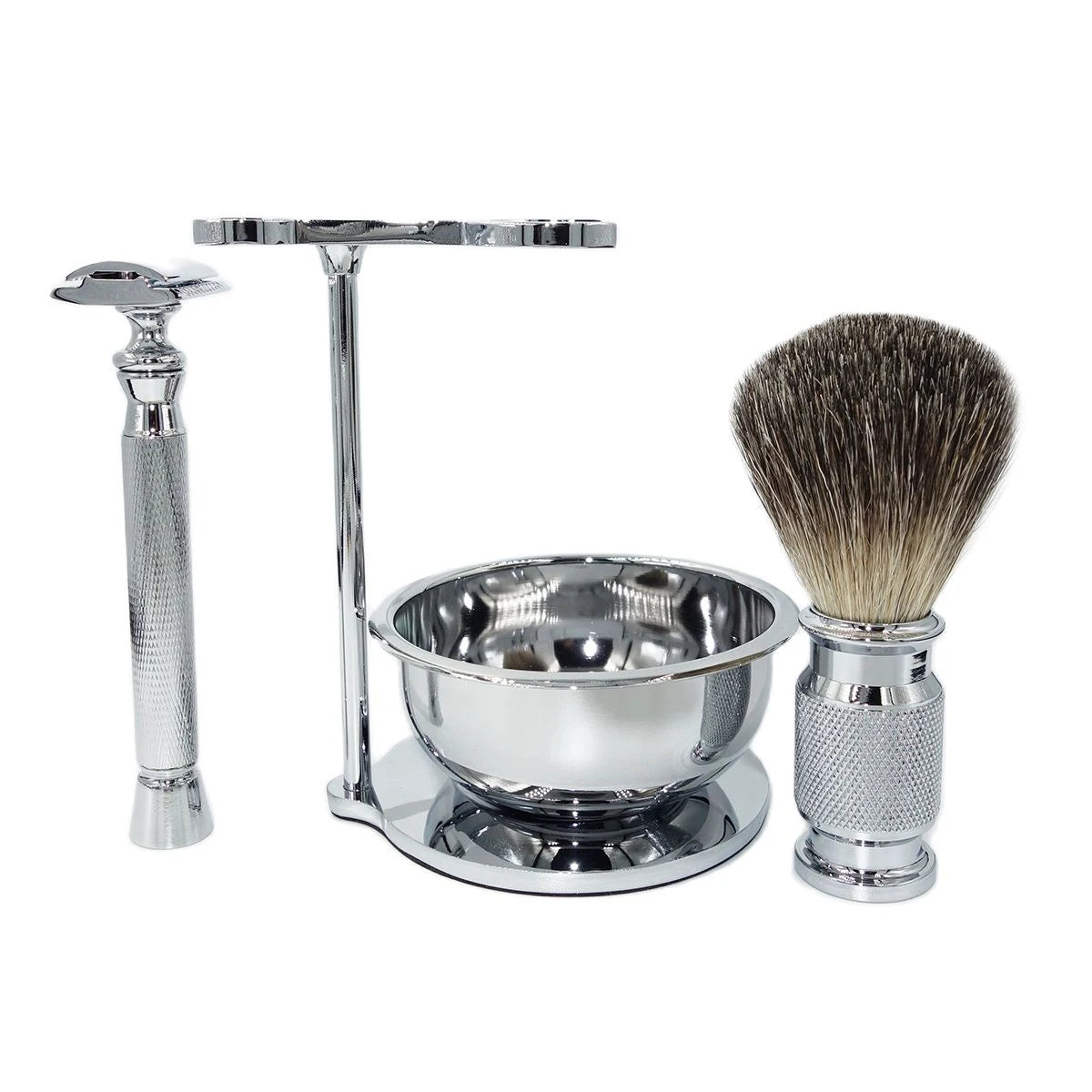 WET SHAVING KIT WITH DOUBLE EDGE RAZOR